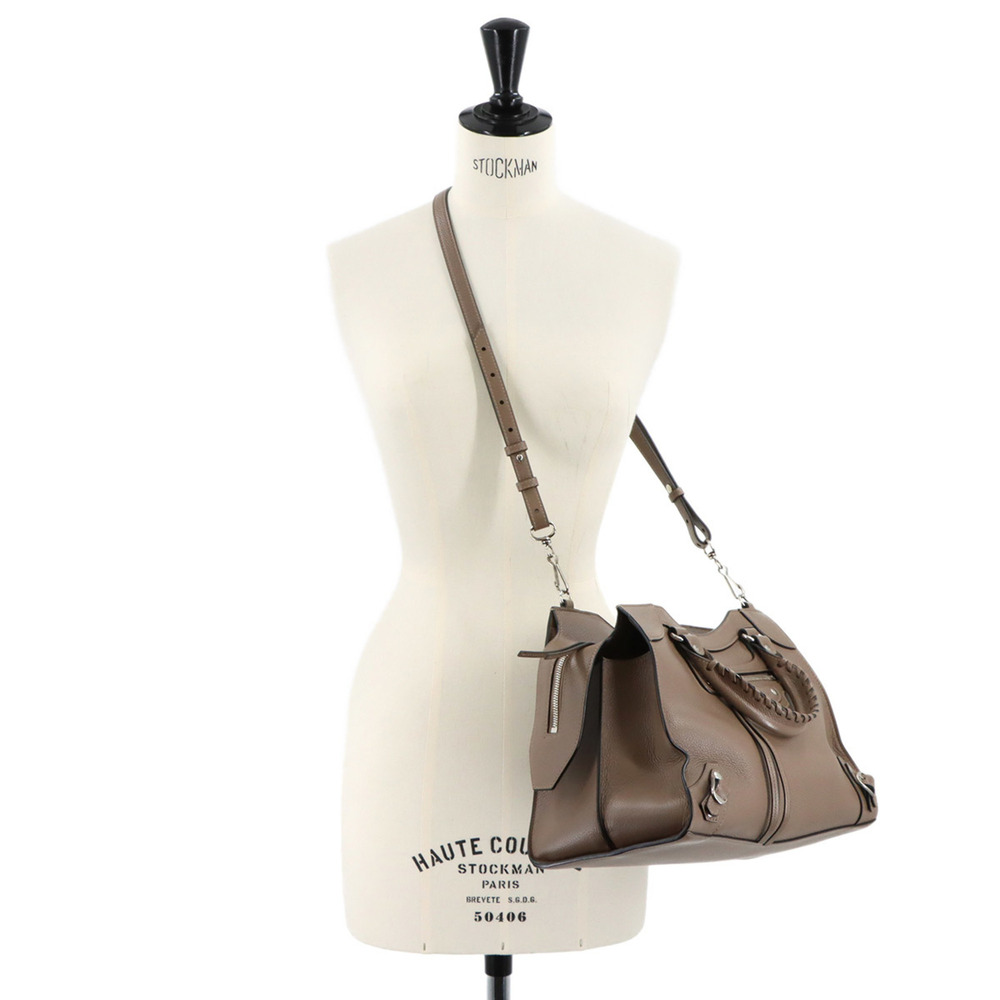 Balenciaga Neo Classic City Small 2-way Hand/Shoulder Handbag, Leather, Beige... - Picture 9 of 9